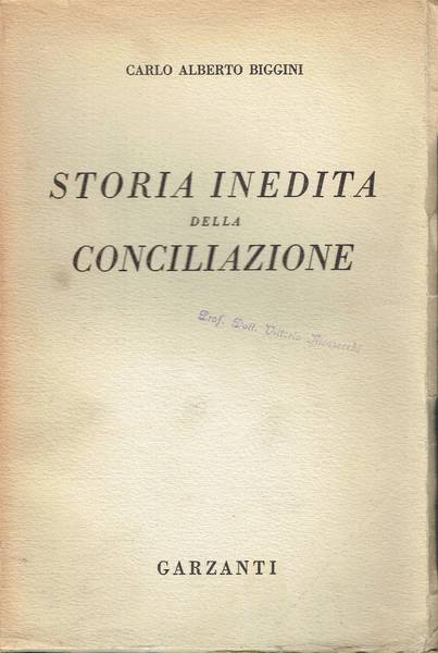 Storia inedita della Conciliazione