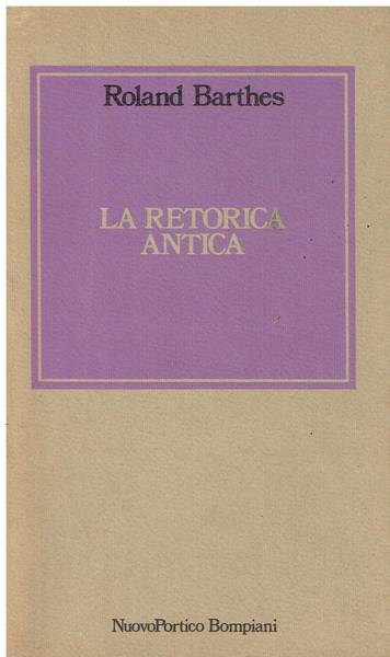 La retorica antica